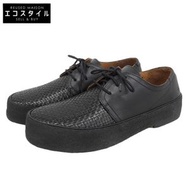 Lewis Leathers 男士 Original PLAY BOY編織德比鞋，黑色，41 碼，成色極佳