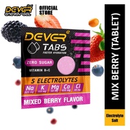 (DEVER Tabs) Tablet Garam Elektrolit Efervesen DEVER - Rasa Campuran Beri dan Oren / DEVER Electroly