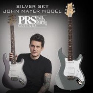 【又昇樂器】簽名款 PRS SE John Mayer Silver Sky Storm Grey 電吉他