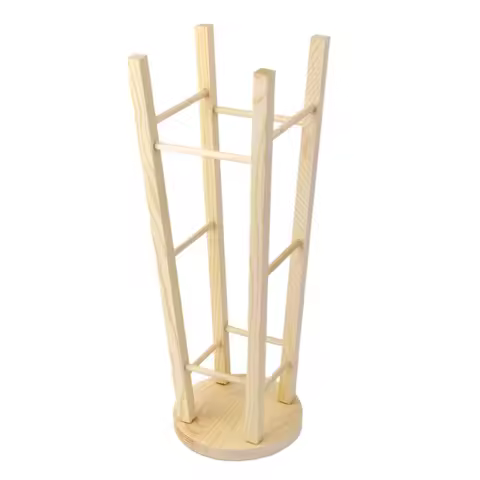 Wooden High Stool Chair Bar Furniture Dollhouse Miniature Chairs Model Photo Props For 1/3 SD BJD Do