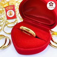 [Hot Deal ราคาโดน 25-30 เมษายน] BGS - แหวนทองครึ่งสลึง(ลายเกลี้ยงโปร่ง) ทองคำแท้ 96.5% พร้อมใบรับประกัน แถมฟรี! เต่านำโชค