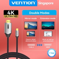 Vention Type C To HDMI Cable 4K 60HZ HDMI Converter USB C HDMI Cable