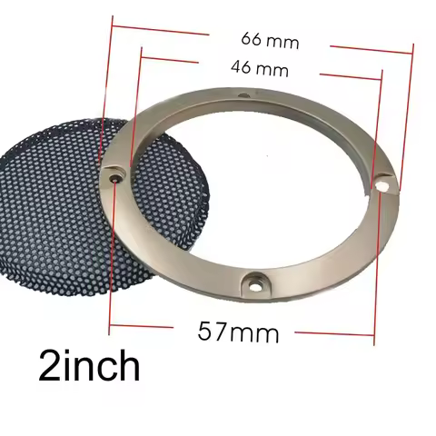 Gold 2/3/4/5/8/10 Inches Speaker Net Cover Car Home Mesh Enclosure Frame Wire Grilles Speaker Grille