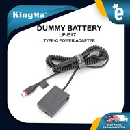 KingMa Portable LP-E17 Dummy Battery USB-C LP-E17 for Power Bank Adapter Power Supply for Canon 760D
