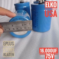 Elko 16000Uf 75V Original Usa Kapasitor Eo 16.000 16000 Uf - C105