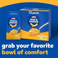 American cheese pasta Kraft Original Mac & Cheese Macaroni and Cheese Dinner, 7.25 oz Boxes (206g bo