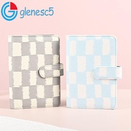 GLENES Money Saving Binder, Large Capacity Waterproof Money Saving Challenge Book, PU Leather Save M