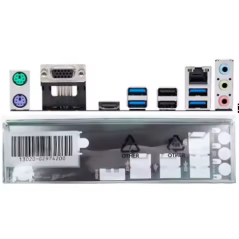 Original IO I/O Shield Back Plate BackPlates Stainless Steel Blende Bracket For ASUS PRIME A320M-K B