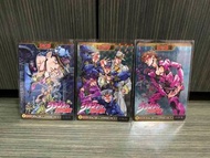 (買滿$500包順豐 限順豐站取) 全新少年JUMP展JOJO奇妙冒險咭3張  （留意交收程序）超像可動  Medicos fw shf 真骨 承太郎 徐倫