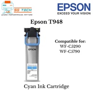 Epson Original Cyan Standard Cartridge T948 Ink C13T948200 For WF-C5290 WFC5290 WF C5290 WF-C5790 WF
