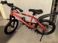 Red children's bike 18 inches/红色兒童單車18吋