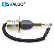 พีชคณิตแม่เหล็กแบบหยุดเครื่องยนต์สำหรับเครื่องยนต์ Cummins เข็มขัดหยุดเครื่องยนต์ 3930233 3930234 เป