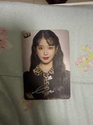 IU 簽名小卡 YES! 雜誌