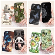 For Itel Vision 1 Pro Casing Cute Panda Cartoon Shockproof Square Silicone Phone Case For Itel S16 S