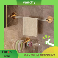Vanchyy Gold Bath Towel Bar Roll Tissue Paper Holder Rack For Bathroom Storage Shelf Hanger Toilet Toiletries Kitchen Accessories