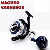 AHKAW - NEW 2021 MAGURO Vanheros Fishing Reel 3000 4000 PG HG Spinning Reel Mesin Spinning Mesin Maguro Mesin Mancing