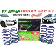 D7 JAPAN ABSORBER SPORT SPRING SET FOR VOLKSWAGEN PASSAT B6 B7