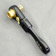 Taiwan Made ASA Mini Two-Purpose 2-Point Ratchet Wrench Screwdriver Handle, Bit 2-Point W