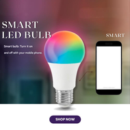 Smart Bluetooth LED Bulb Phone Control 10W RGBW 2700K 6500K Model EV03 New Year Spring Festival