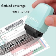 (SG STOCK) Security Privacy Roller Stamp Identity Protection Confidential Seal Guard For Parcel Addr