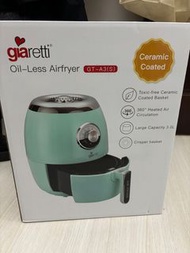 《全新現貨》GIARETTI GT-A3(S) 油切氣炸鍋 藍綠