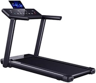 Wqf-treadmills for home Electric Treadmill Foldable Running Machine 14 km/h Max Speed Easy Assembly with Adjustable Display Panel 3-Level Manual Incline Convenient Tablet Stand for Home Use