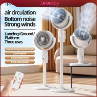 [Lohobby] Pedestal Floor Fan Telescopic High Performance 5 Wind Speeds Comfortable