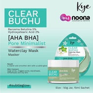 KYE CLEAR BUNCHU AHA BHA PORE MINIMALIST WATERCLAY MASK 50GR JAR