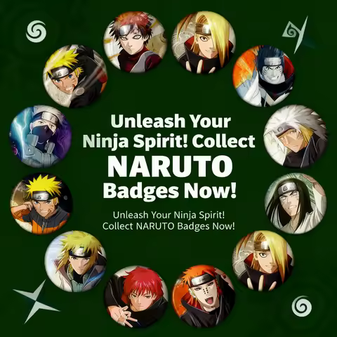 Naruto Anime Badge Pin 58mm Sasuke Itachi Kakashi Cosplay Gift Collectible Merchandise Keychain Hang