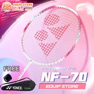 YONEX Badminton Racket Nanoflare 70 Full Carbon Single YONEX Badminton Racket Original Made In Japan