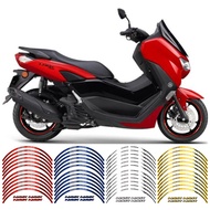 N-MAX Motorcycle Stickers Hub Decals Rim Stripe Tape 13"13" Wheel Reflective Waterproof Mags Decal Sticker For YAMAHA NMAX N-MAX N MAX 155