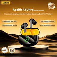 【New Arrival】Realfit F3 Ultra Flash Charge Bluetooth Earphone, -45dB Upgraded ANC,Better Deep Bass,5