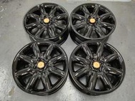 【美麗輪胎中古物流區】原廠MINI經典17吋 4X100 7J ET48亮黑極新