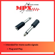 6.3MM mono plug to 3.5MM socket adapter MA-62/C