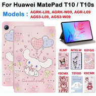 สำหรับ Huawei MatePad T 10 T 10S 10.1 ''9.7'' AGRK-L09 AGR-L09 AGRK-W09 AGS3-L09หนัง AGS3-W09แฟชั่นฝ