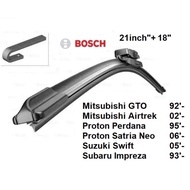 21/18” Wiper Blade Mitsubishi GTO Airtrek Proton Perdana Satria Neo Suzuki Swift Subaru Impreza Bosc