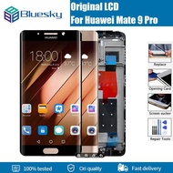 Bluesky 5.5 "จอแอลซีดีสำหรับ Huawei Mate 9 Pro Mate9โปรจอแสดงผล LCD แบบสัมผัสหน้าจอกระจกกันรอยดิจิตอ
