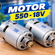 Motor 550 18V DC - Motor 550 18V Gear Shaft, High Speed DC Motor