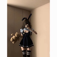 Sexy Bunny JK Pleated Strap Skirt Bunny Uniform Judy Cosplay Suit