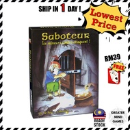 [Shop Malaysia] Saboteur 1+2 Card Games Saboteur 2 Expansion Board Games Family Indoor Children Party Game Indoor Activity Board games