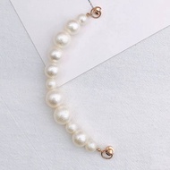 Phone Case Chain - Pearl Bow Bracelet Screw