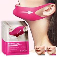 1/3/5/10/15/20ชิ้น มาส์กหน้า V-Shaped Lifting, ให้ความชุ่มชื้นและกระจ่างใส, แผ่นแปะยกกระชับคอ, กระชั