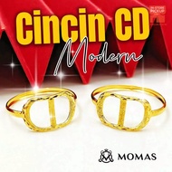 Cincin CD Modern Emas 916 Tulen Cincin Emas 916 Original Cincin Fesyen Emas 916 Tulen Cincin Fesyen 
