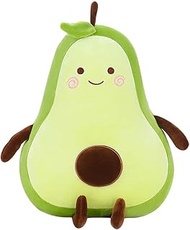 MMTTAO Stuffed Animal Avocado 15 Inch Plush Toys Squishy Snuggle Soft Kawaii Food Shaped Plushies Fr