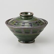 Oribe Matori Noricha, 5.8 x 3.9 inches (14.8 x 10 cm), 17.9 oz (488 g), Rice Bowl, Restaurant, Inn, 