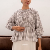 BWBYAZ - PAMELA SHIRRED BLOUSE (NEW COLOR)