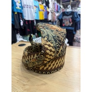 Tanjak destar tengkolok warisan melayu kain batik terengganu dewasa size adjustable boleh laras