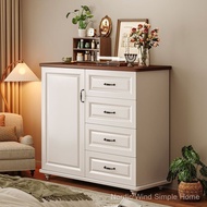 Wall-mounted drawer cabinet, American-style five-drawer cabinet, storage cabinet, end-of-bed cabinet