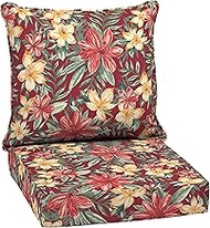 Arden Outdoor Deep Seat Cushion Set, 24 in x 24 in, Weather-Proof, Rain-Proof, Fade Resistant Patio 