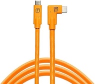 Tether Tools TetherPro USB-C to USB-C Right Angle Cable | for Power Delivery, Fast Transfer and Conn
